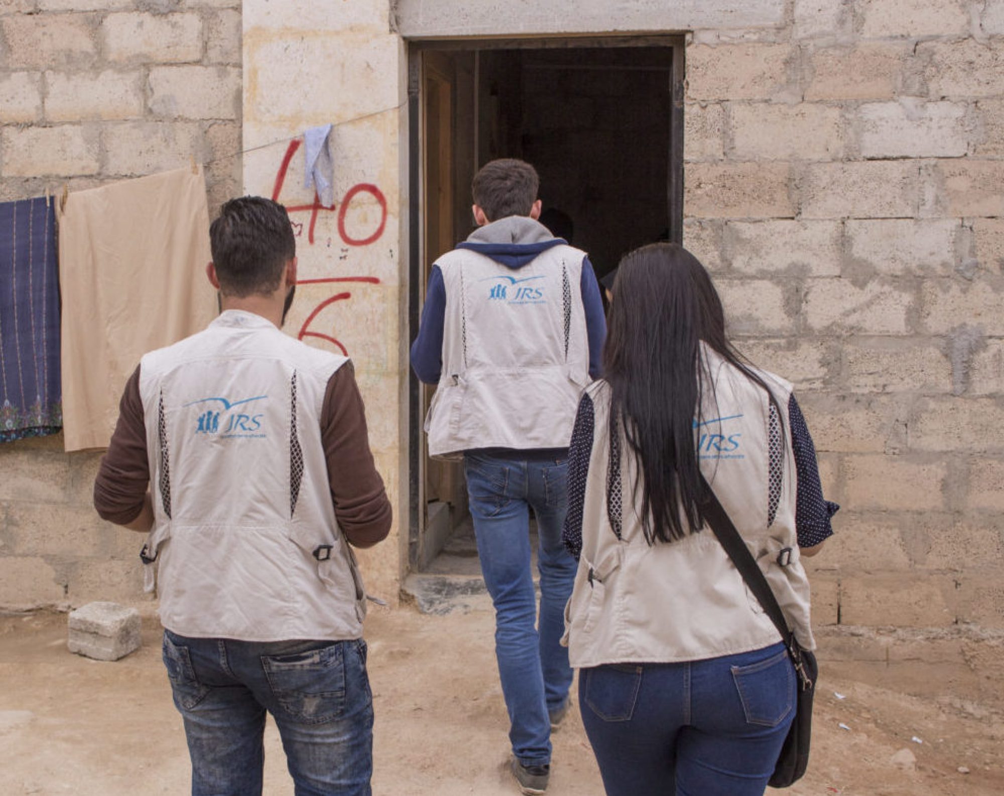JRS staff in Jibreen, Syria.