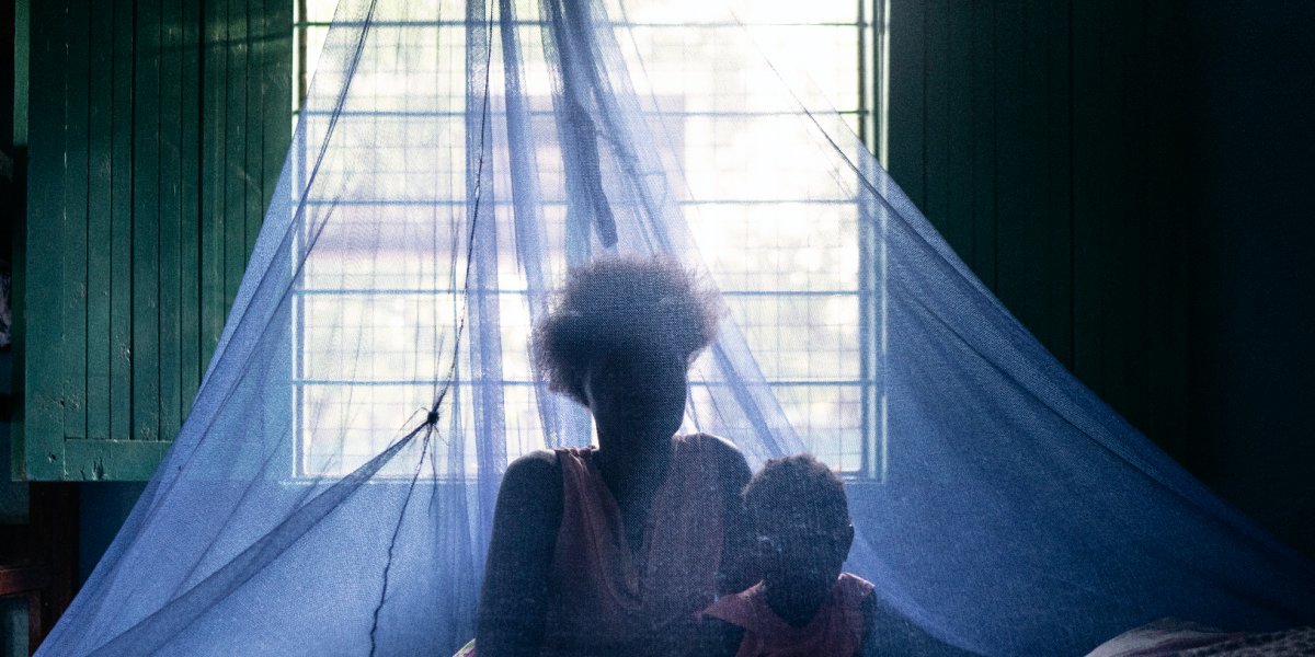 A mother and daughter rest in their room in the JRS Safe Haven. (Photo: Fredrik Lerneryd)