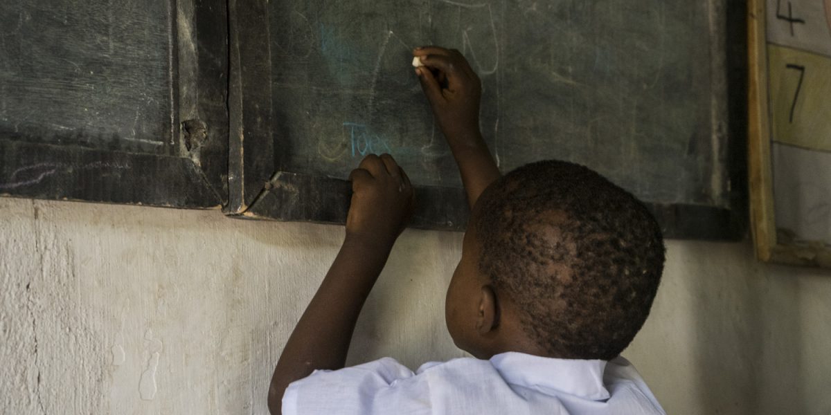 Refugee children at one of JRS Kenya Inclusive Education Centres in Kakuma refugee camp.