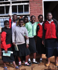 Girl students in Malawi