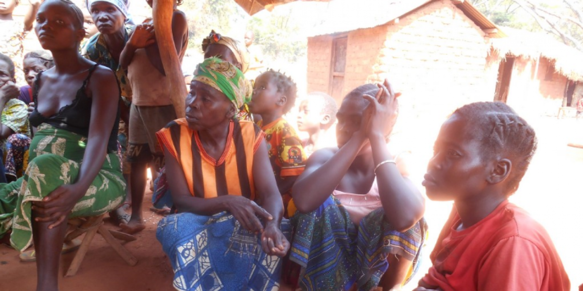 Displaced people in the Central African Republic are left out in the open and vulnerable after their villages were attacked.