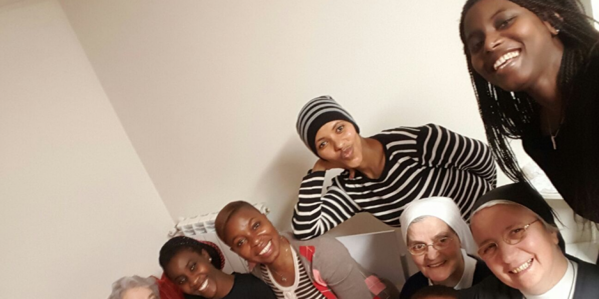 Participantes del proyecto Comunidades de Hospitalidad, que hace posible a las instituciones religiosas acoger refugiados.