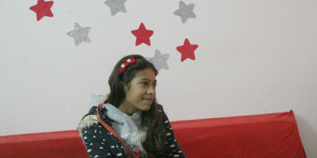 Nour at the JRS Centre in Kafroun, Syria