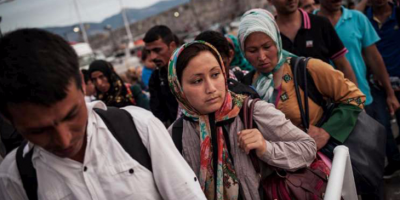 Refugees in Kos, Greece.