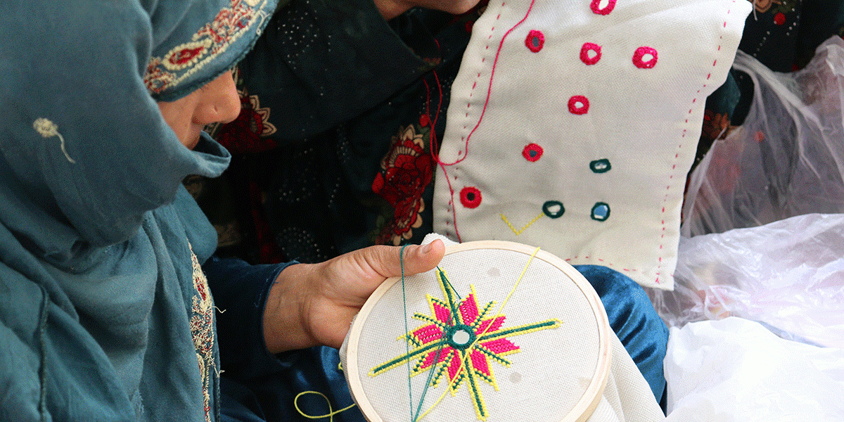Vocational training (Embroidery)