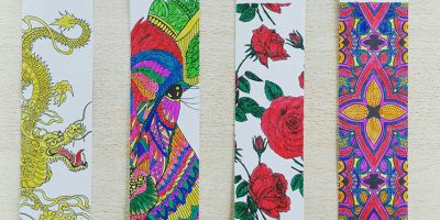 A photo of some of the art Catherine has made with detainees