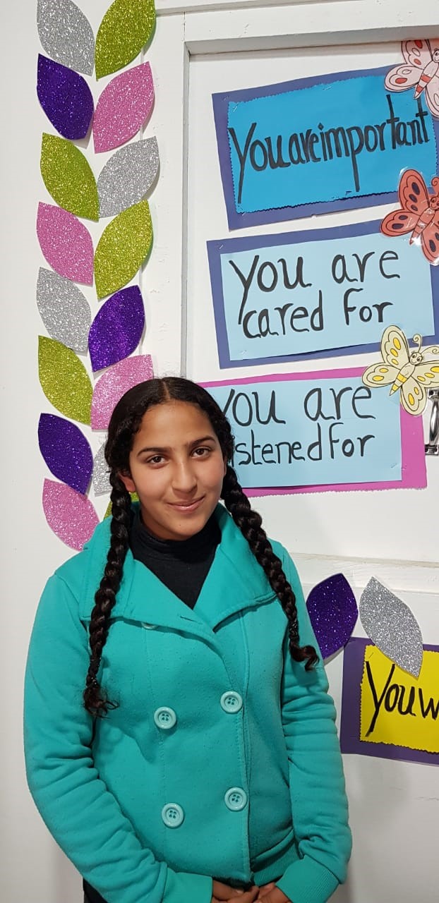 Nour is a student at the JRS Telyani School in Bar Elias. (Jesuit Refugee Service)