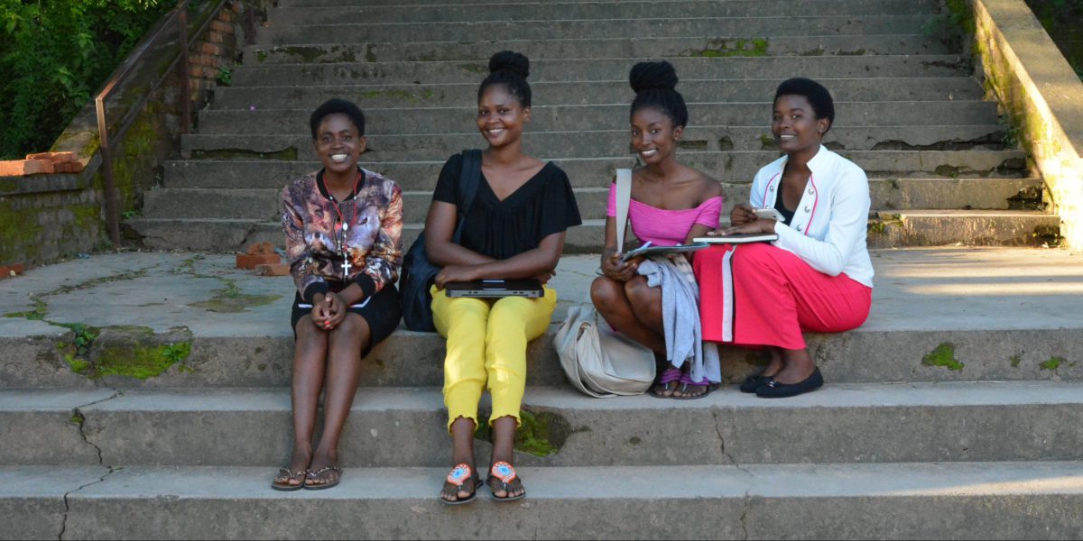 Perfect and three other young women from Dzaleka refugee camp are now studying at the Catholic University of Malawi. (Jesuit Refugee Service)
