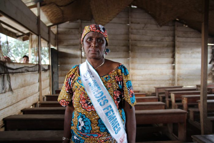 Dae is a refugee living in Cameroon. She has been elected president of the Gado Women’s Association.