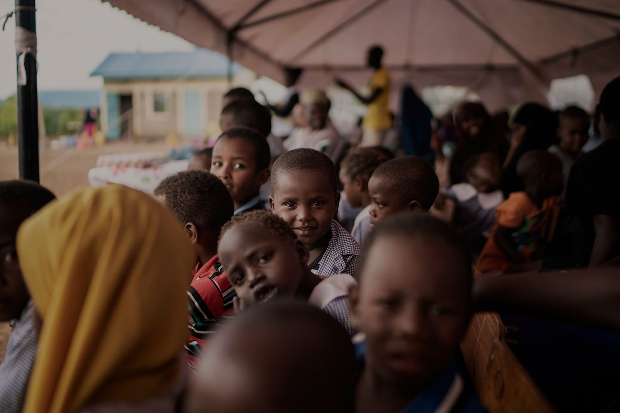 Refugee children in Kakuma camp, Kenya