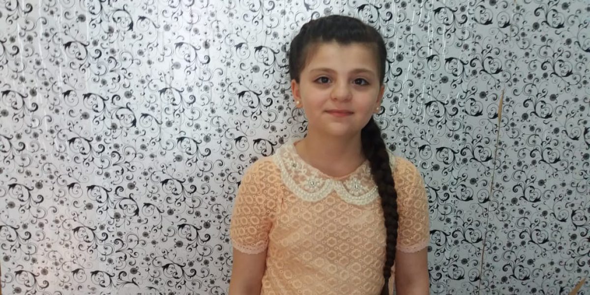 Malak*, 12, a grade four student at Nicolas Kluiters centre in Jbeil, This is her first year with JRS.