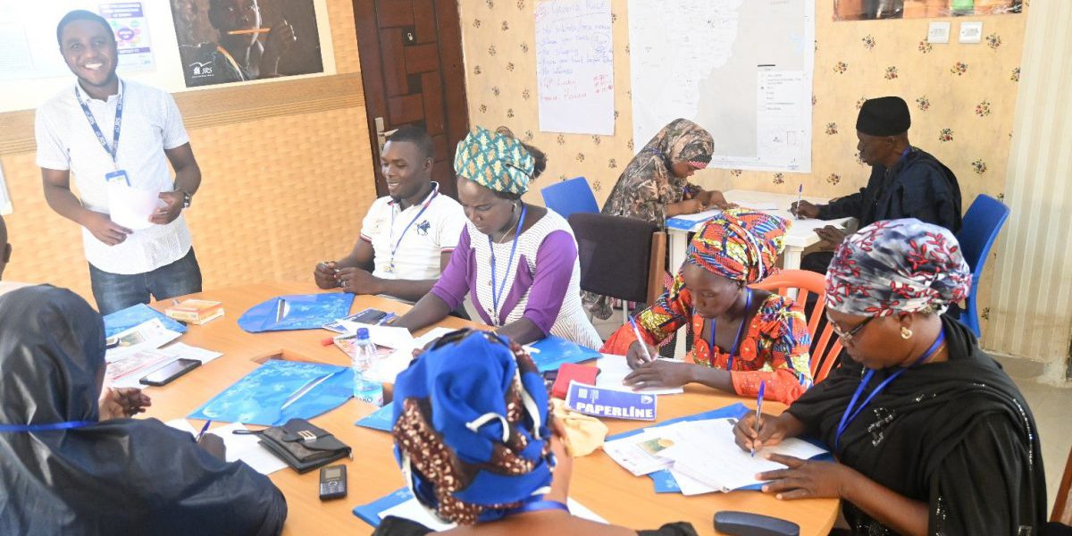 A session of the Farmers Business School (FBS) training in Mubi community, Adamawa State. (Jesuit Refugee Service)