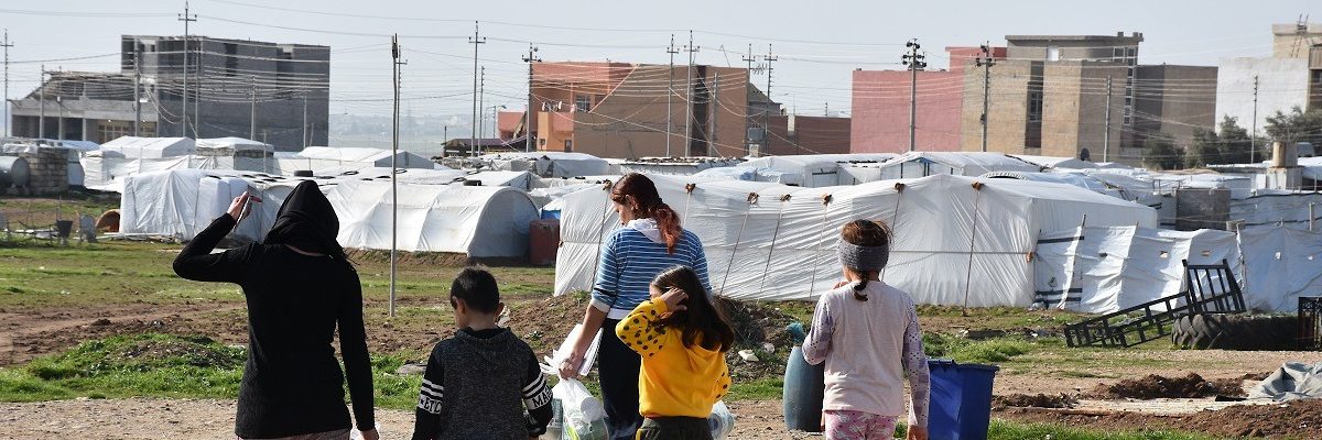 Internally displaced families living in Sharya, Duhok, northern Iraq.