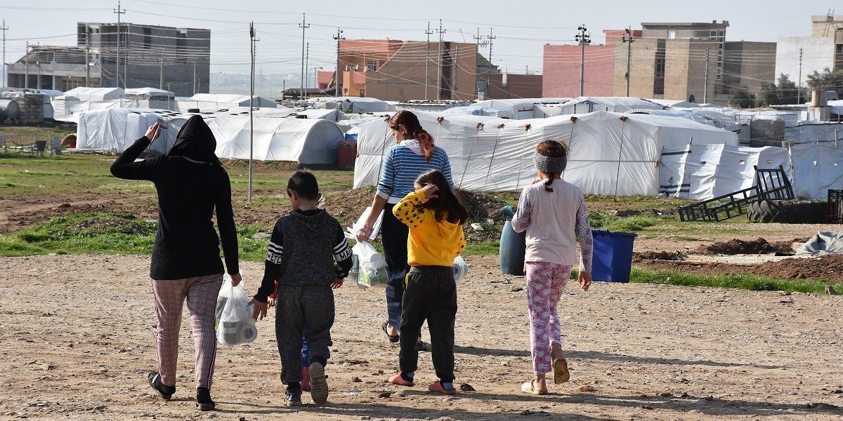 Hundreds of displaced families are still living in camps and settlements in Sharya and surrounding villages, in the Dohuk Governorate, northern Iraq.
