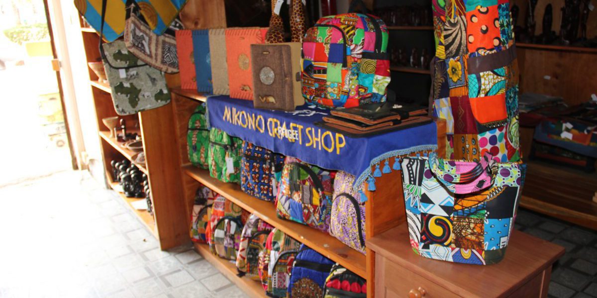 Refugee-made crafts sold by Mikono