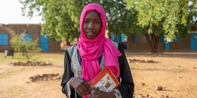 Soumaya is a 20-year-old student at the Lycée (high secondary school) in Djabal refugee camp