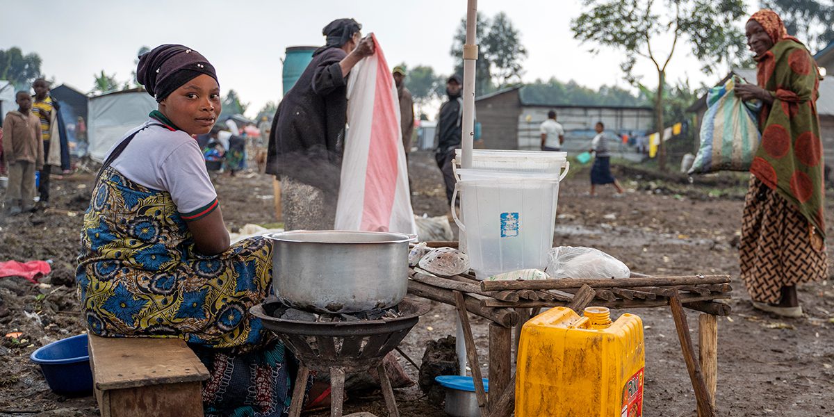 Two months after the Mount Nyiragongo eruption, people in Mujoga and Mugerwa are living in improvised shelters with no livelihood opportunities.