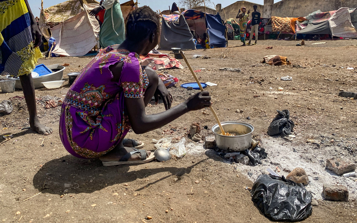 Renk, border between Sudan and South Sudan