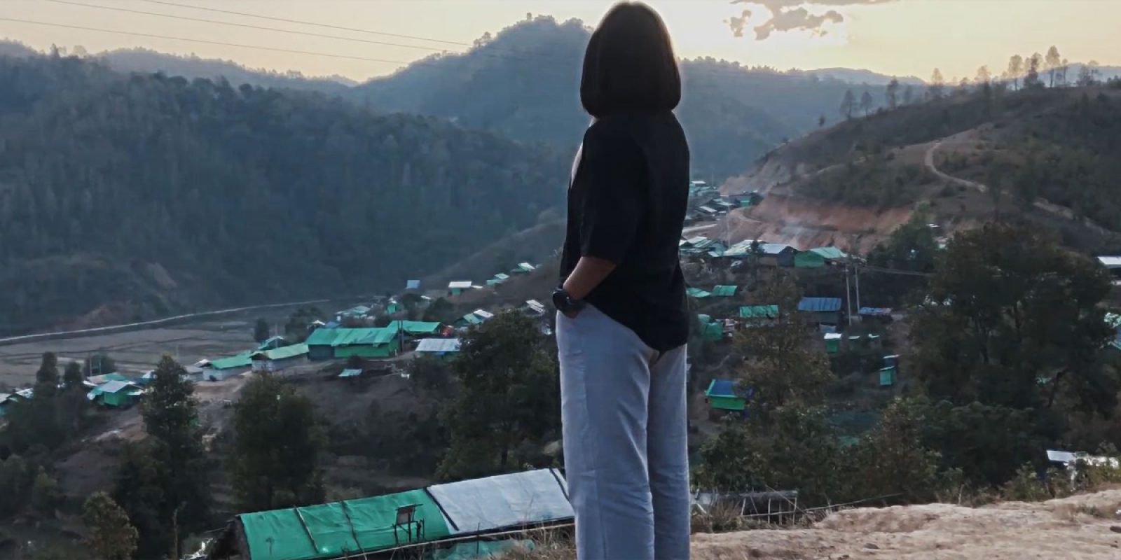 “Echoes of displacement” is a video series about the daily life, dreams, and hopes of school-age girls displaced in Myanmar. A girl living in an IDP camp in Myanmar (Jesuit Refugee Service)