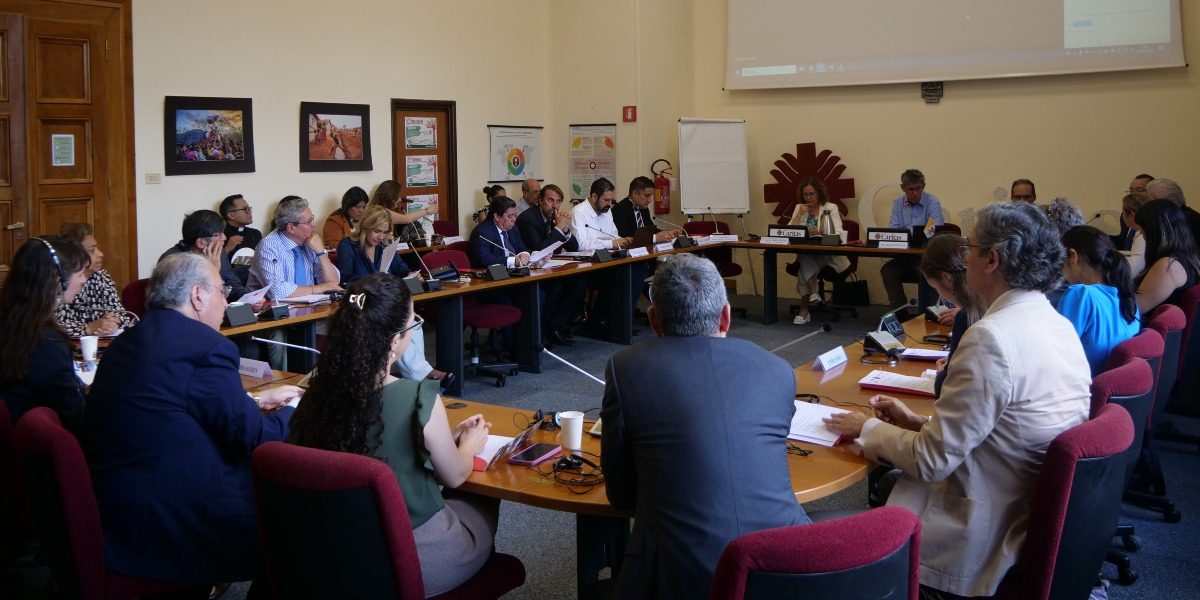 Organizaciones católicas reunidas en el evento 