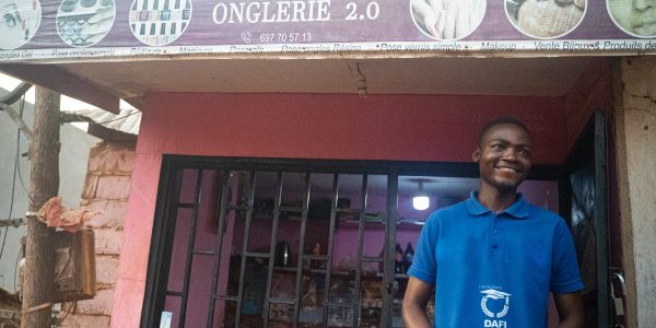 Wilikon fled conflict in the Central African Republic, and took part in the JRS livelihood programme, becoming a nail technician in Cameroon