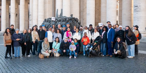 JRS gathered to walk together with displaced communities to celebrate the Jubilee of Migrants and the World Day of Migrants and Refugees, held on 4 and 5 October.