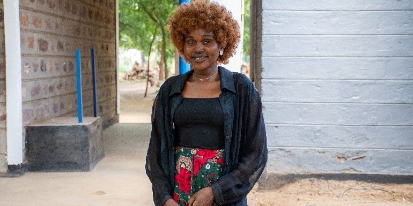 In Kakuma refugee camp, Nawal, a young Sudanese woman, is guiding her fellow young people toward opportunities in Kenya. Nawal, a young Sudanese woman, serves as an academic coach for students in Kakuma refugee camp (Jesuit Refugee Service).