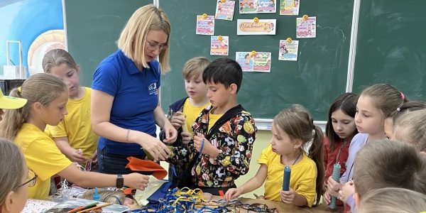 Lviv, Ukraine, children take part in recreational activities organised by JRS (Jesuit Refugee Service) Olesia, JRS Ukraine shares how compassion and hospitality support displaced people and help heal their invisible wounds.