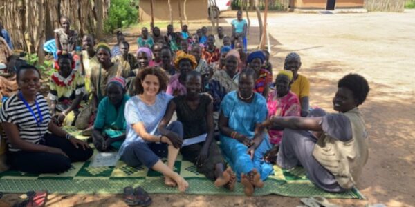 Cecilia in Adjumani, Uganda, serving with the JRS (Jesuit Refugee Service).