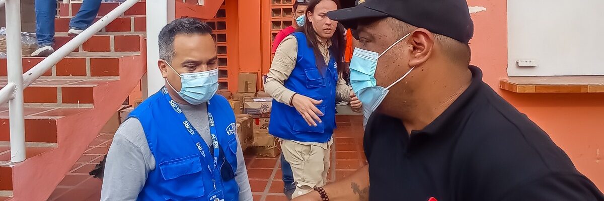 JRS teams in Venezuela visiting the Fe y Alegría centre in the Mirabal area of Catia La Mar as part of ongoing efforts to support those most affected by the crisis (Jesuit Refugee Service)