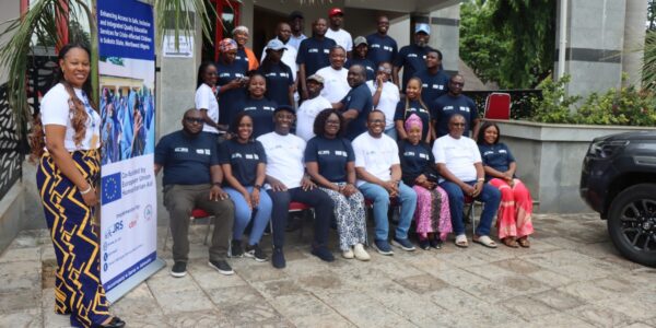 The team in Nigeria involved in the project “Enhancing Access to Safe, Inclusive and Integrated Quality Education Services for Crisis-Affected Children in Sokoto State, Northwest Nigeria” (Jesuit Refugee Service).